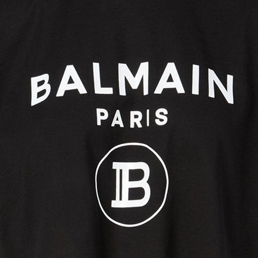 Balmain Cropped Logo T-Shirt