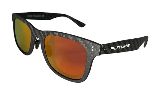 Full Carbon Fibre Sunglasses | Polarised Corsica Red - Luxverse