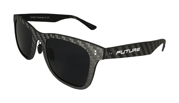 Full Carbon Fibre Sunglasses | Polarised Midnight Black - Luxverse