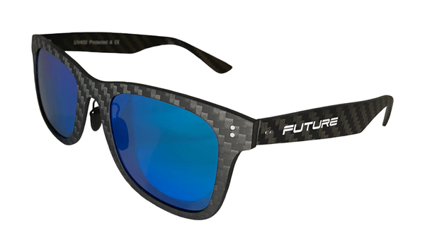 Full Carbon Fibre Sunglasses | Polarised Sky Blue - Luxverse