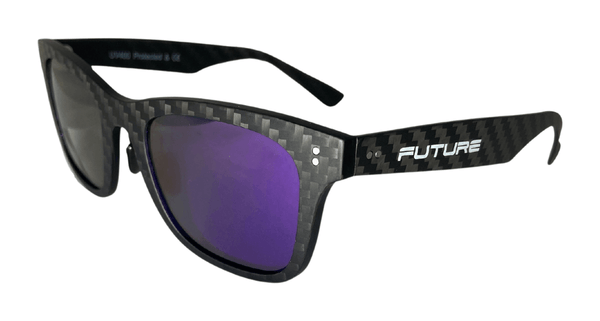 Full Carbon Fibre Sunglasses | Polarised Orion Purple - Luxverse