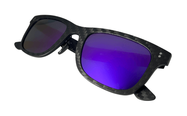 Full Carbon Fibre Sunglasses | Polarised Orion Purple - Luxverse