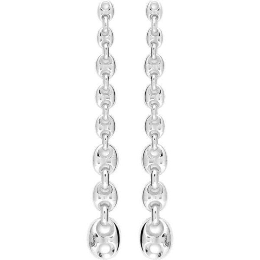 GUCCI Marina chain sterling silver earrings YBD37380800100U - Luxverse