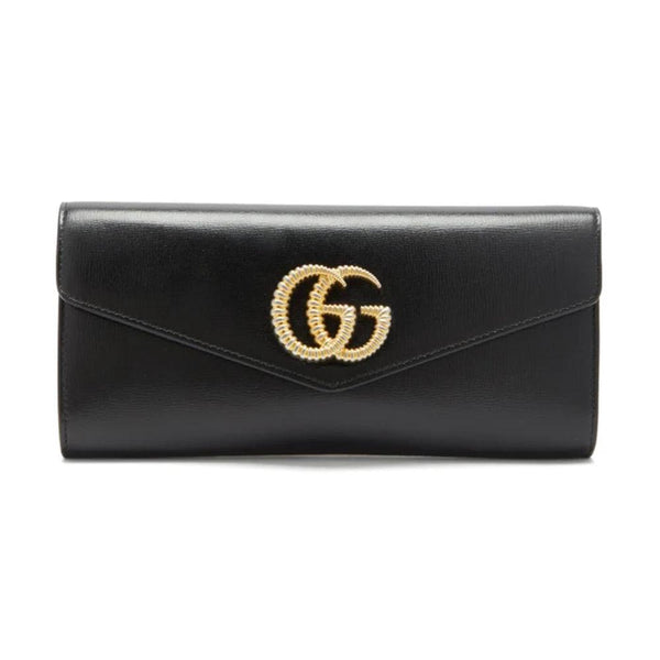 Gucci Broadway GG-logo Leather Clutch Bag