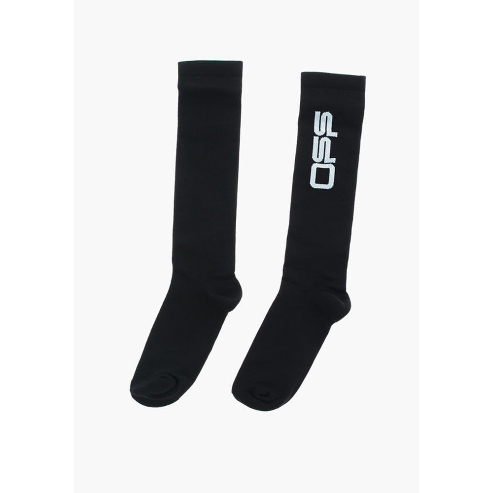 Off-White Embroidered Logo Socks