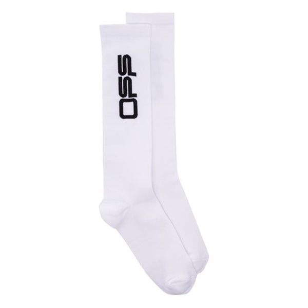 Off-White Embroidered Logo Socks