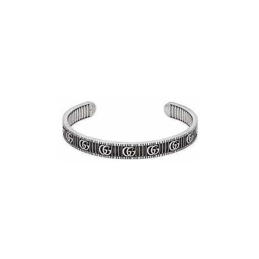 Gucci GG Marmont Bracelet with Double G in Silver YBA551903001019 - Luxverse