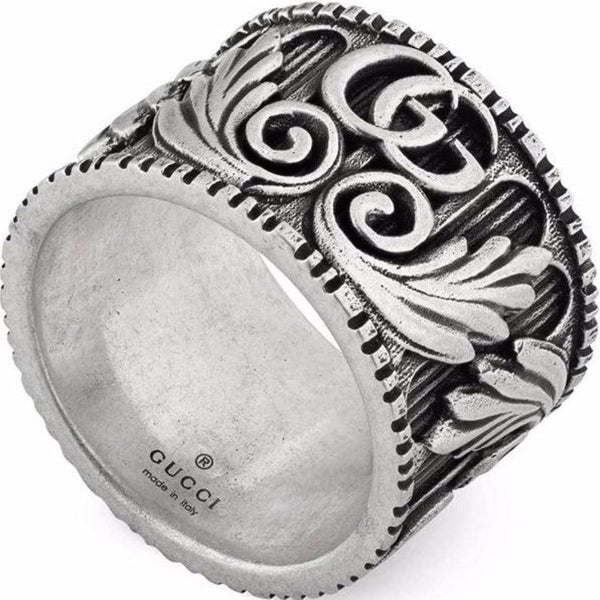 Gucci Nuola Marmont GG Official Collection Ring in Silver 925 YBC551895001016 - Luxverse