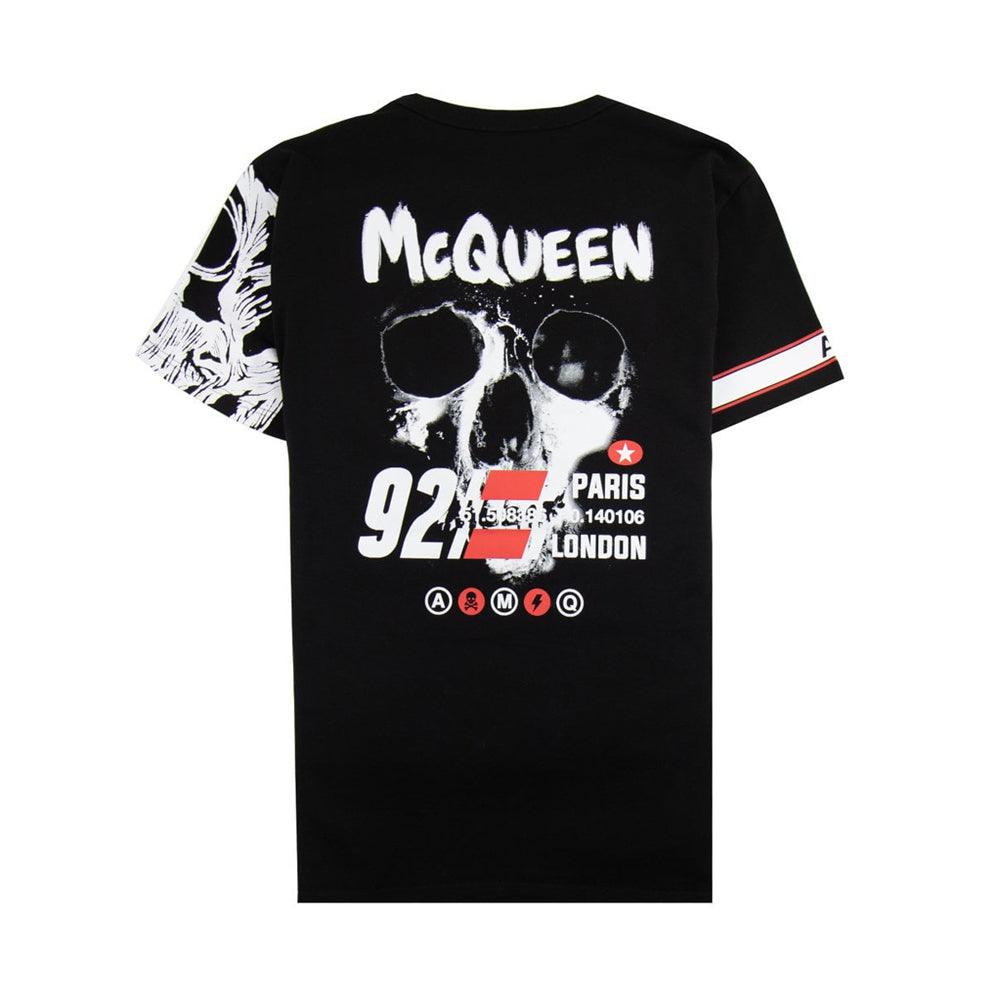 Alexander McQueen Biker Graphic Black T-shirt